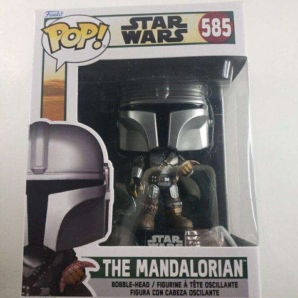 Pop Star Wars The Mandalorian 3.75 Inch Action Figure - The Mandalorian #585 - Picture 1 of 2